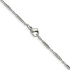 Chisel Stainless Steel Polished 1.8mm Fancy Link Chain