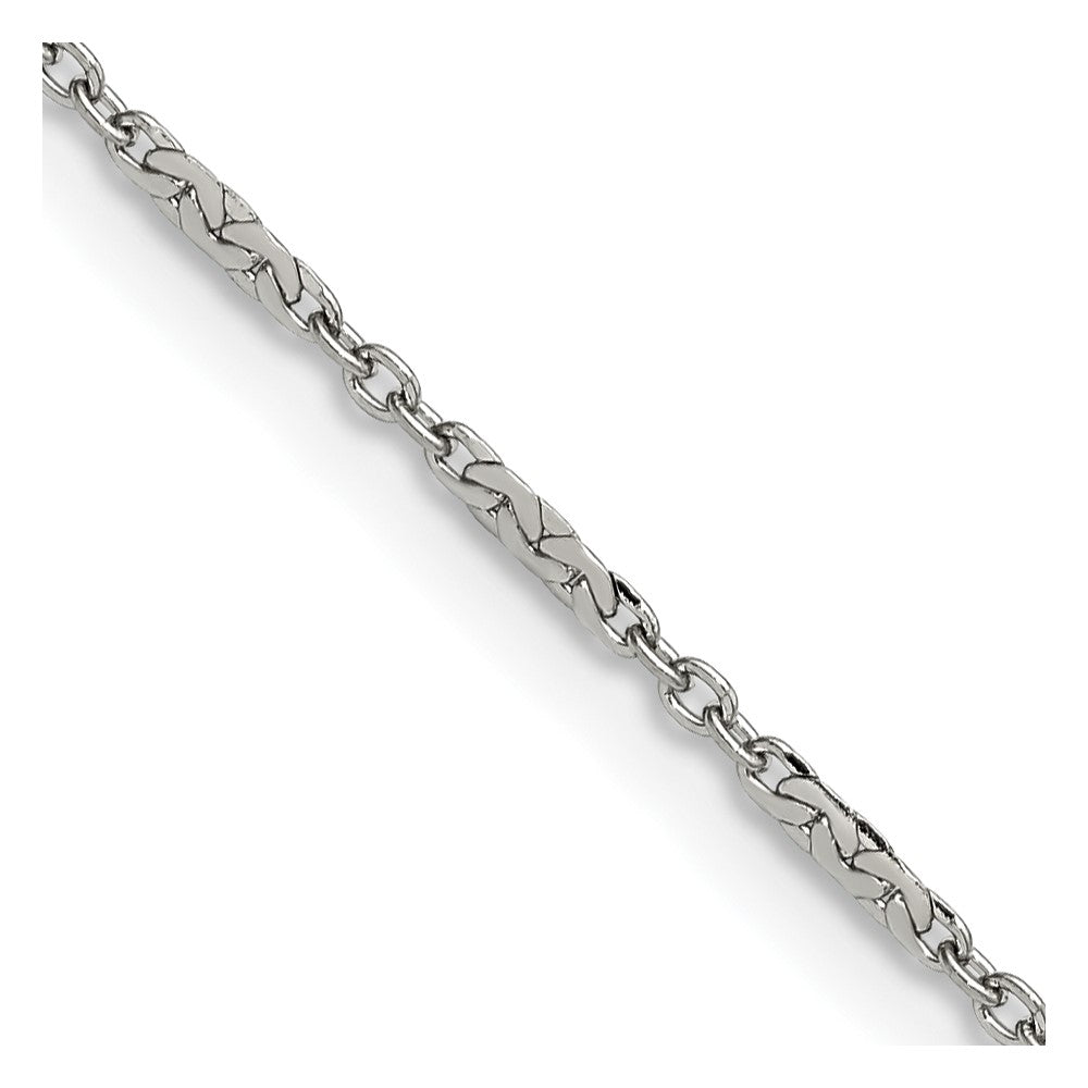 Chisel Stainless Steel Polished 1.8mm Fancy Link Chain
