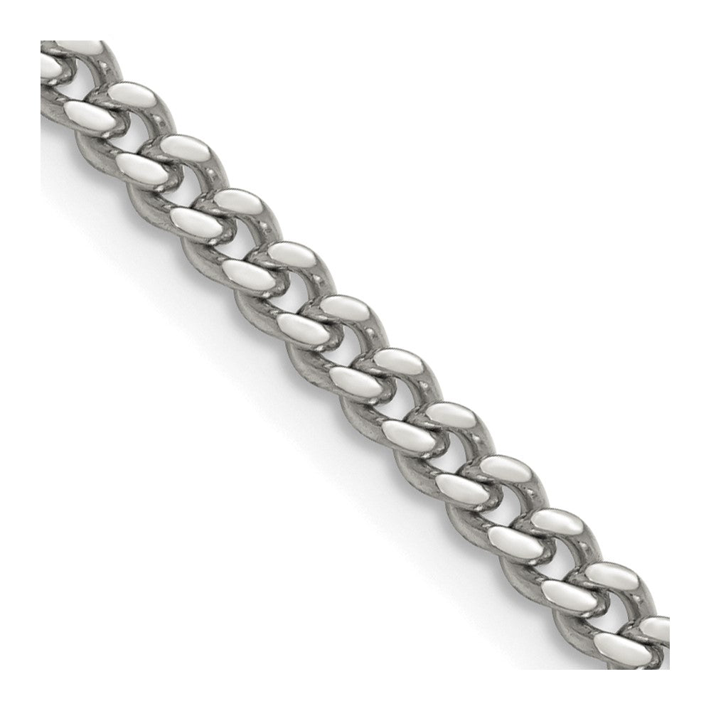 Chisel Stainless Steel Polished 4mm Curb Chain