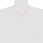 Chisel Stainless Steel Polished Yellow IP-plated 2.3mm Cable Chain