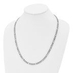 Chisel Stainless Steel Polished 6mm Figaro Chain