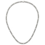 Chisel Stainless Steel Polished 6mm Figaro Chain