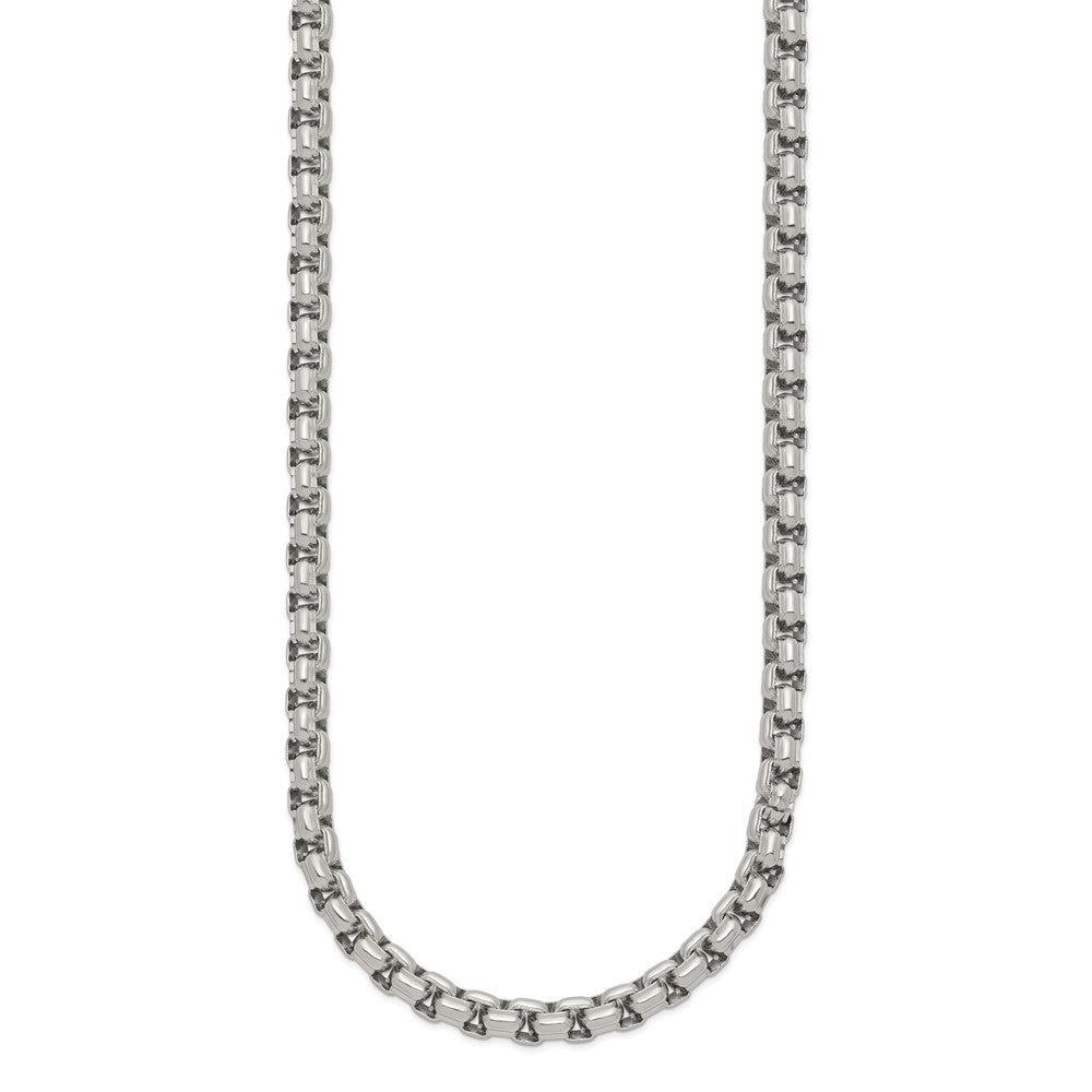 Chisel Stainless Steel Polished Fancy Box Chain