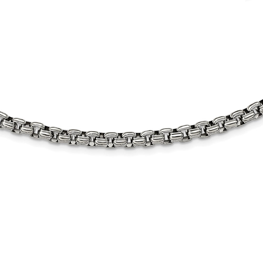 Chisel Stainless Steel Polished Fancy Box Chain
