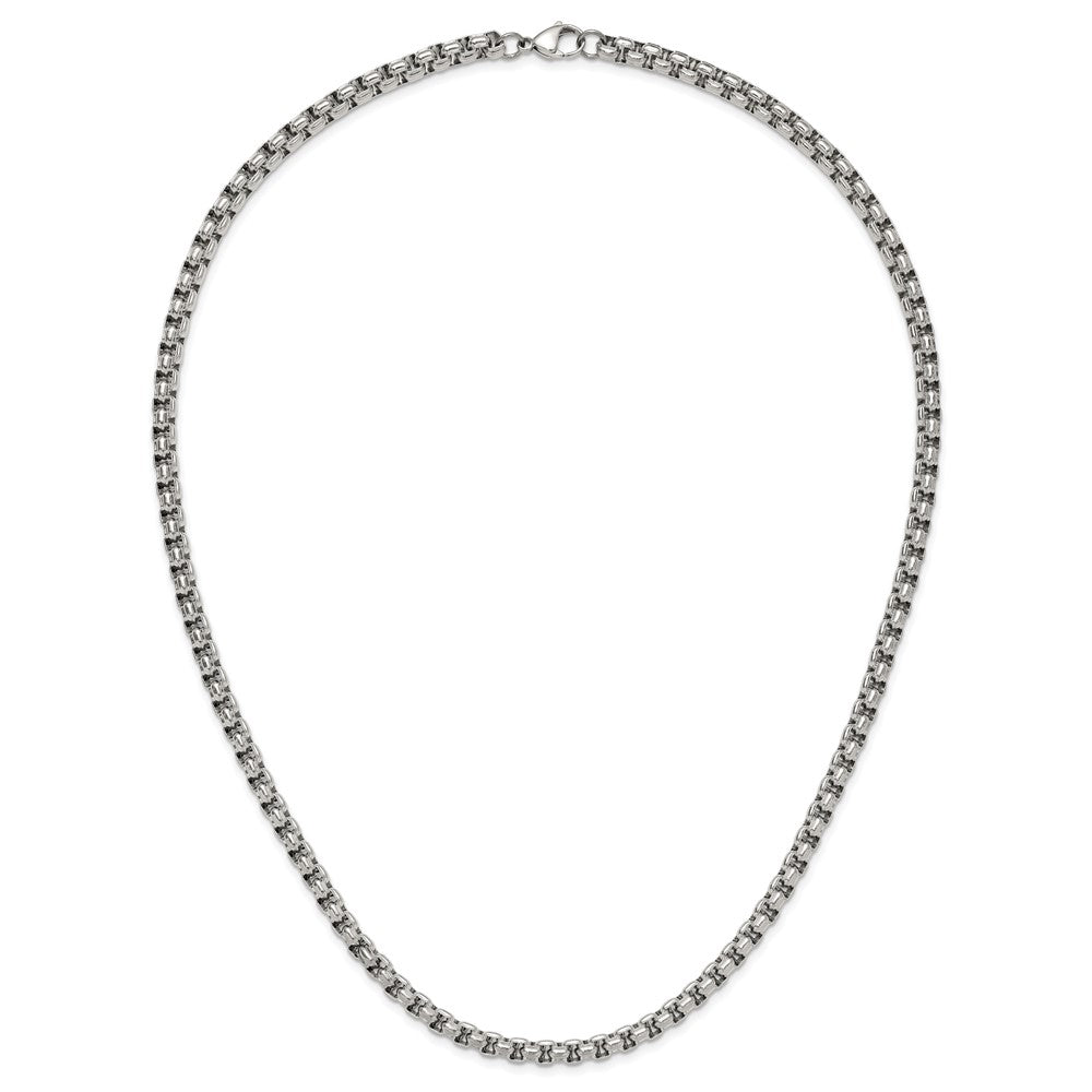 Chisel Stainless Steel Polished Fancy Box Chain