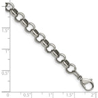 Chisel Stainless Steel Polished 8mm Rolo Chain