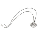 Chisel Stainless Steel Polished with Preciosa Crystal Tree of Life Pendant on a 16 inch Cable Chain with 2 inch Extension Necklace