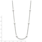 Chisel Stainless Steel Polished Stars on a 35 inch Cable Chain Necklace