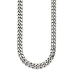 Chisel Stainless Steel Polished Curb Chain Necklace