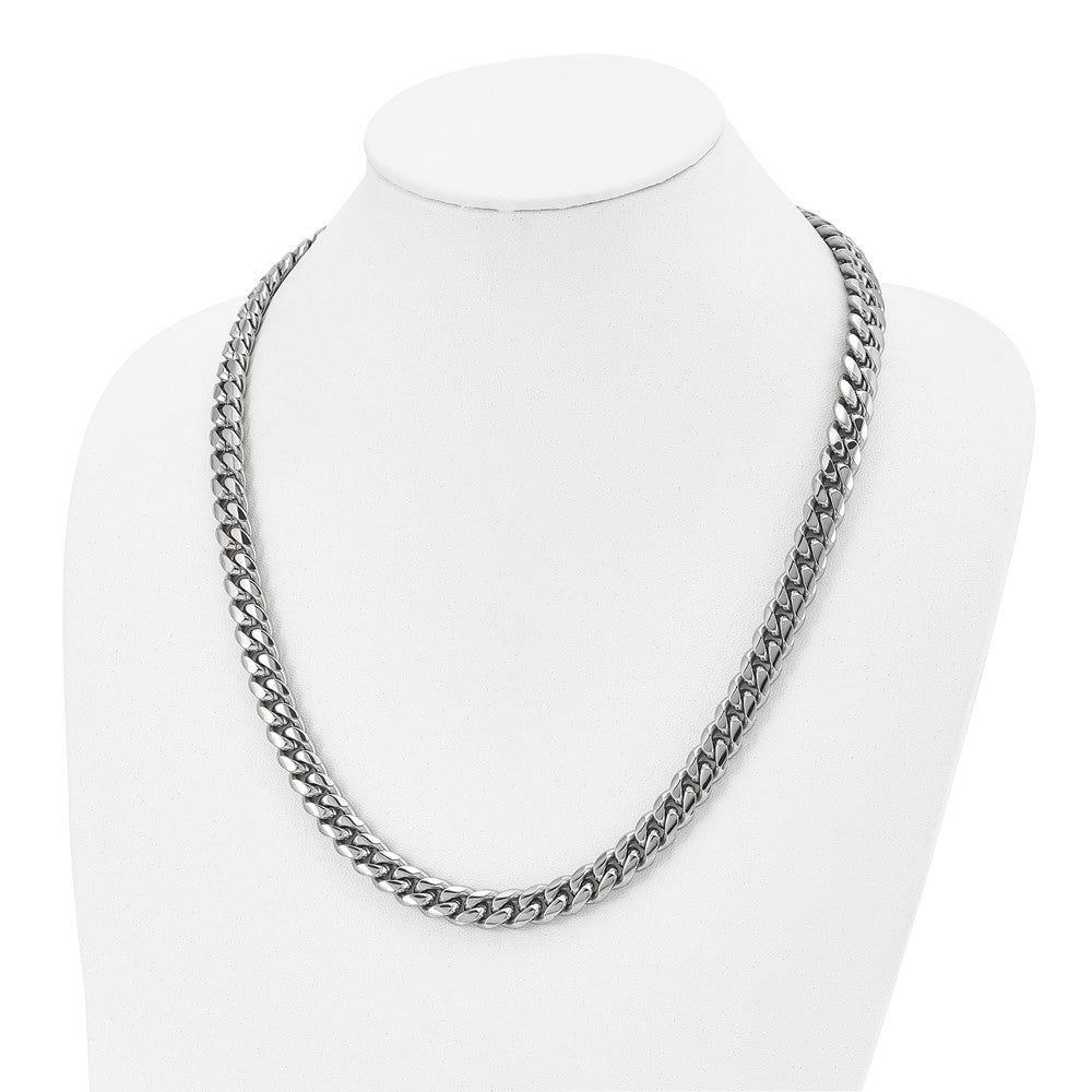 Chisel Stainless Steel Polished Curb Chain Necklace
