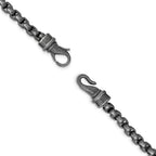 Chisel Stainless Steel Antiqued Box Chain