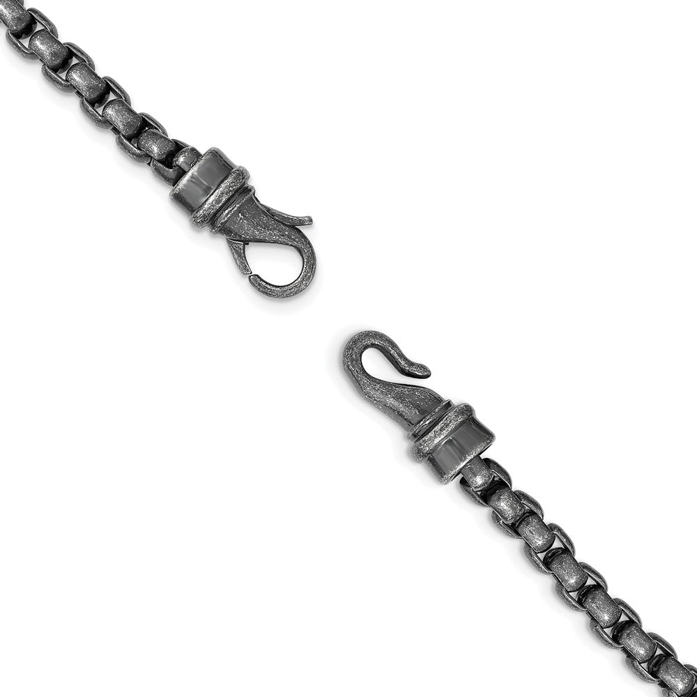 Chisel Stainless Steel Antiqued Box Chain