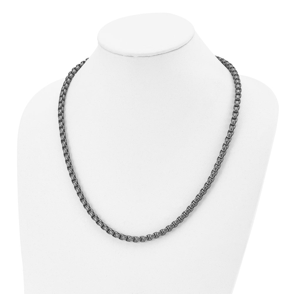 Chisel Stainless Steel Antiqued Box Chain