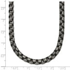 Chisel Stainless Steel Antiqued Box Chain
