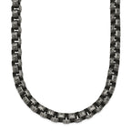 Chisel Stainless Steel Antiqued Box Chain