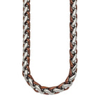 Chisel Stainless Steel Polished Brown IP-plated Necklace