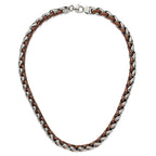 Chisel Stainless Steel Polished Brown IP-plated Necklace