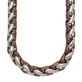 Chisel Stainless Steel Polished Brown IP-plated Necklace