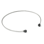 Stainless Steel Polished with Hematite Flexible Neck Wire