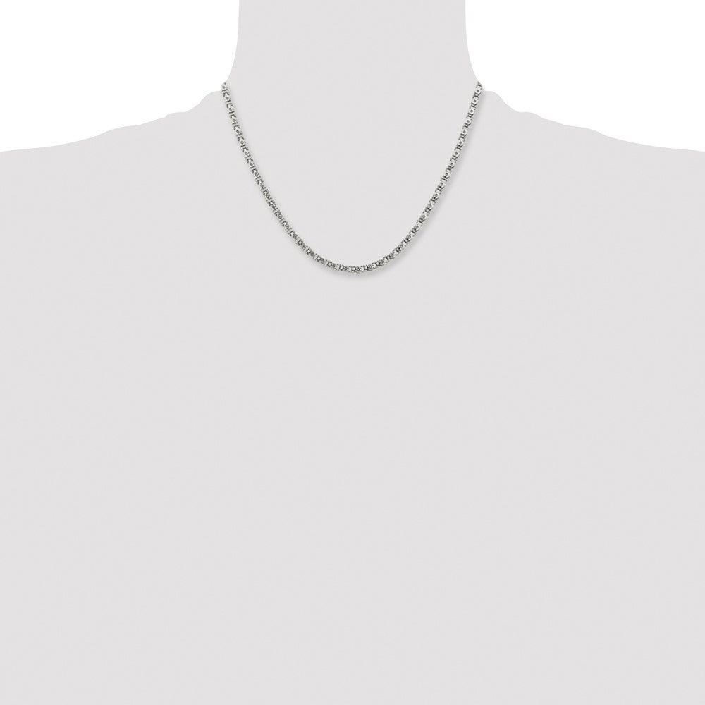 Chisel Stainless Steel Polished Fancy Circle Link Chain