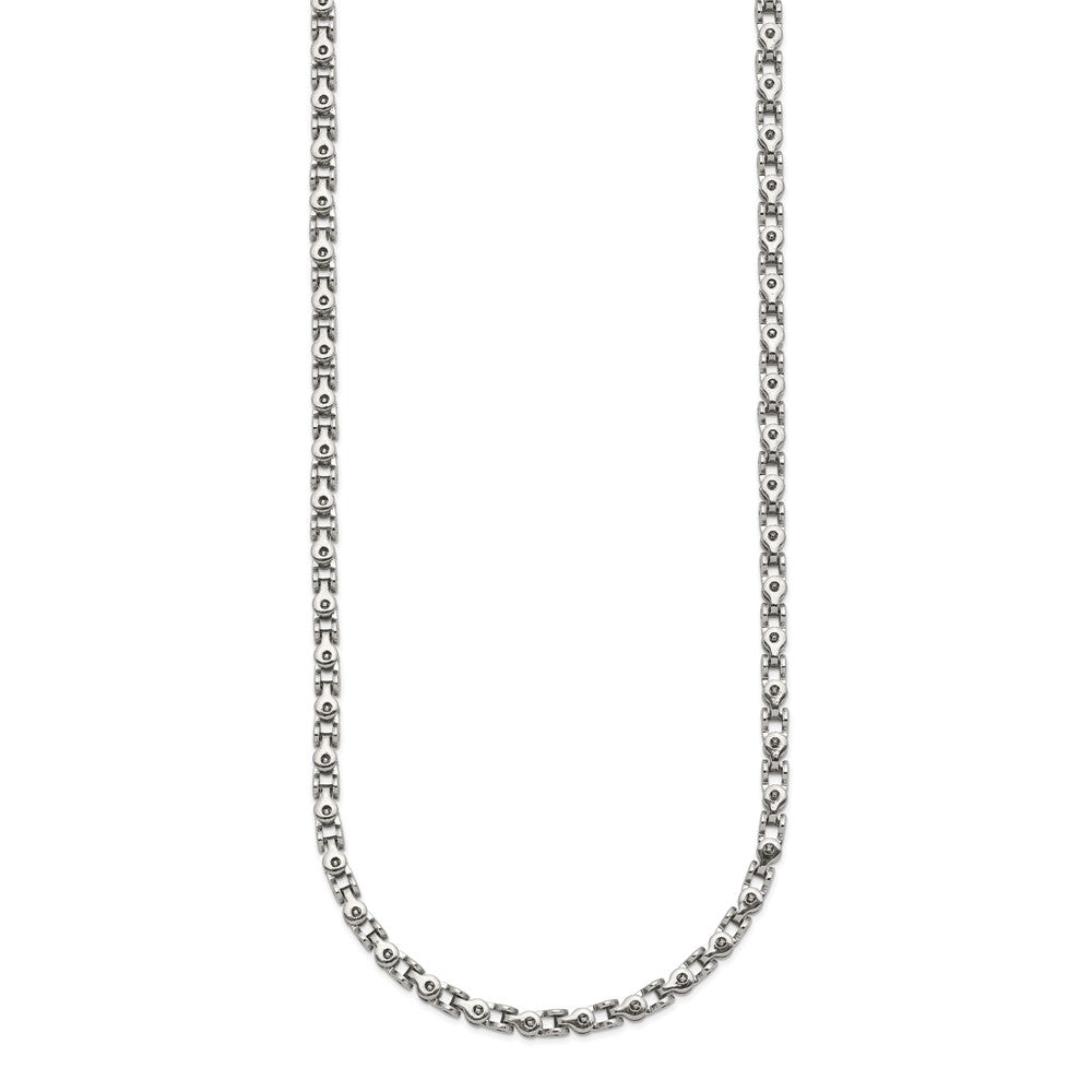 Chisel Stainless Steel Polished Fancy Link Chain
