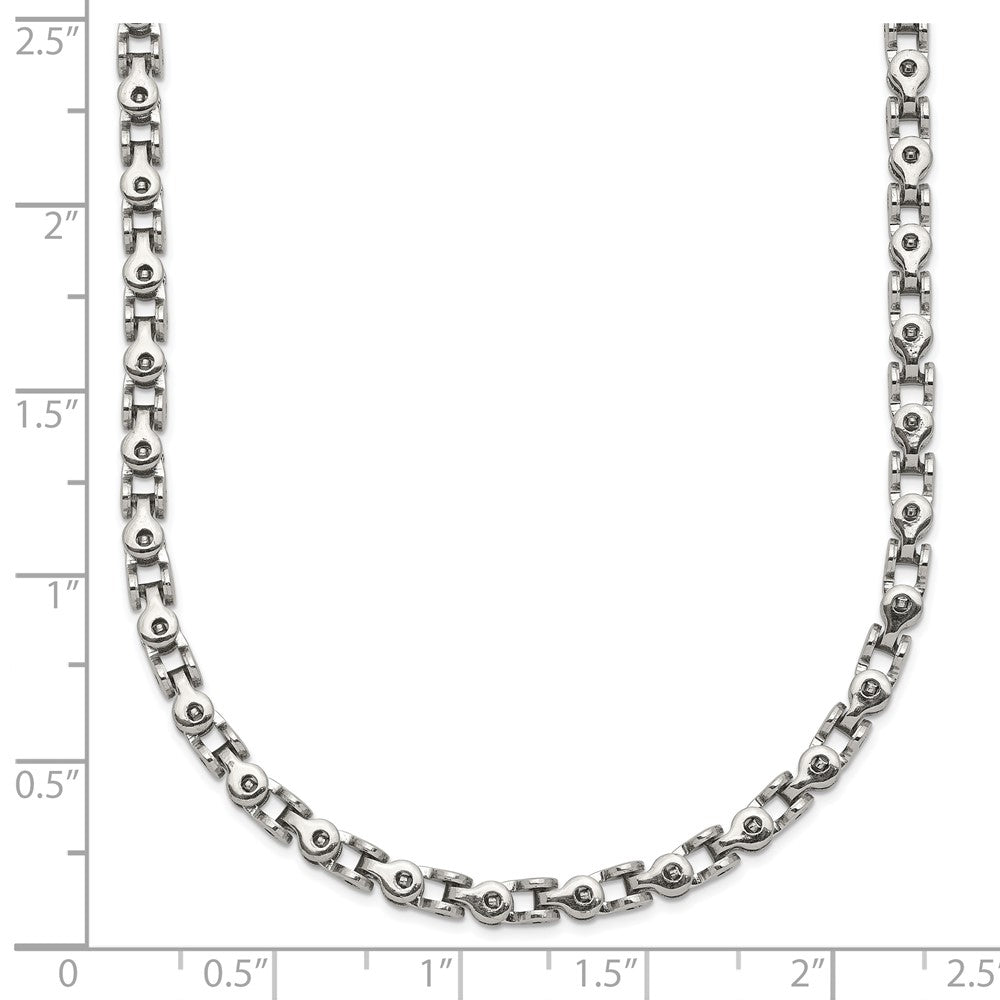 Chisel Stainless Steel Polished Fancy Link Chain