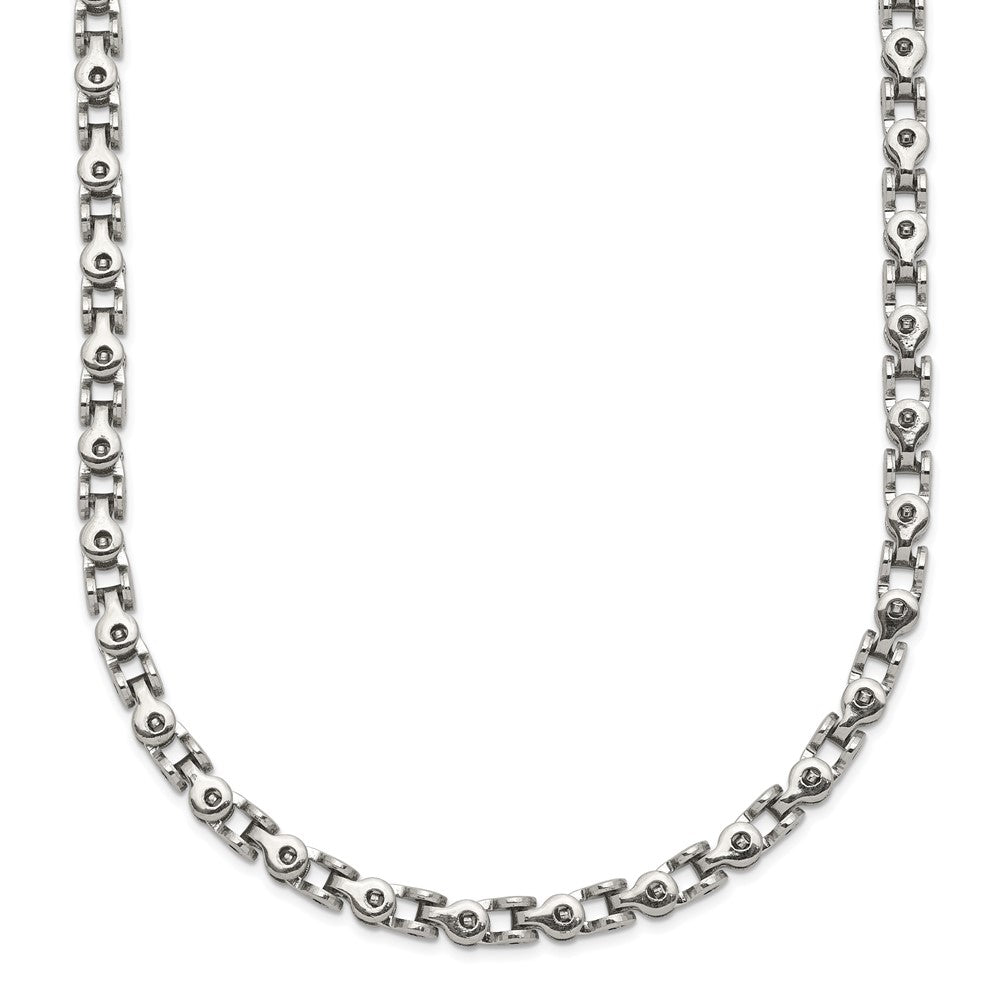 Chisel Stainless Steel Polished Fancy Link Chain