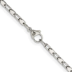 Chisel Stainless Steel Polished Fancy Link Chain