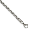 Chisel Stainless Steel Polished 3.9mm Rounded Box Chain