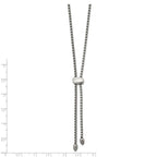 Chisel Stainless Steel Polished Adjustable up to Box Chain Necklace