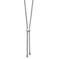 Chisel Stainless Steel Polished Adjustable up to Box Chain Necklace