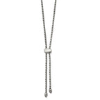 Chisel Stainless Steel Polished Adjustable up to Box Chain Necklace