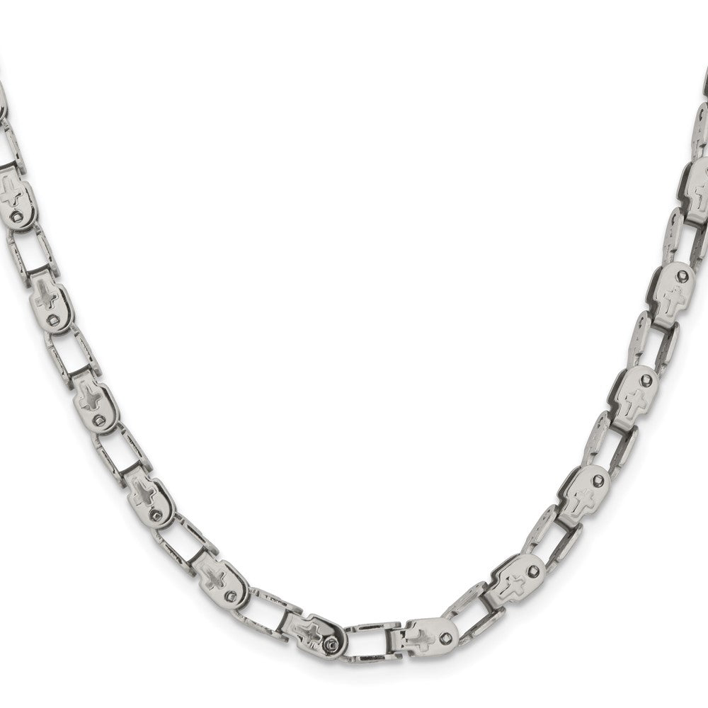 Chisel Stainless Steel Polished Fancy Link Chain