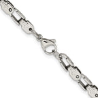 Chisel Stainless Steel Polished Fancy Link Chain