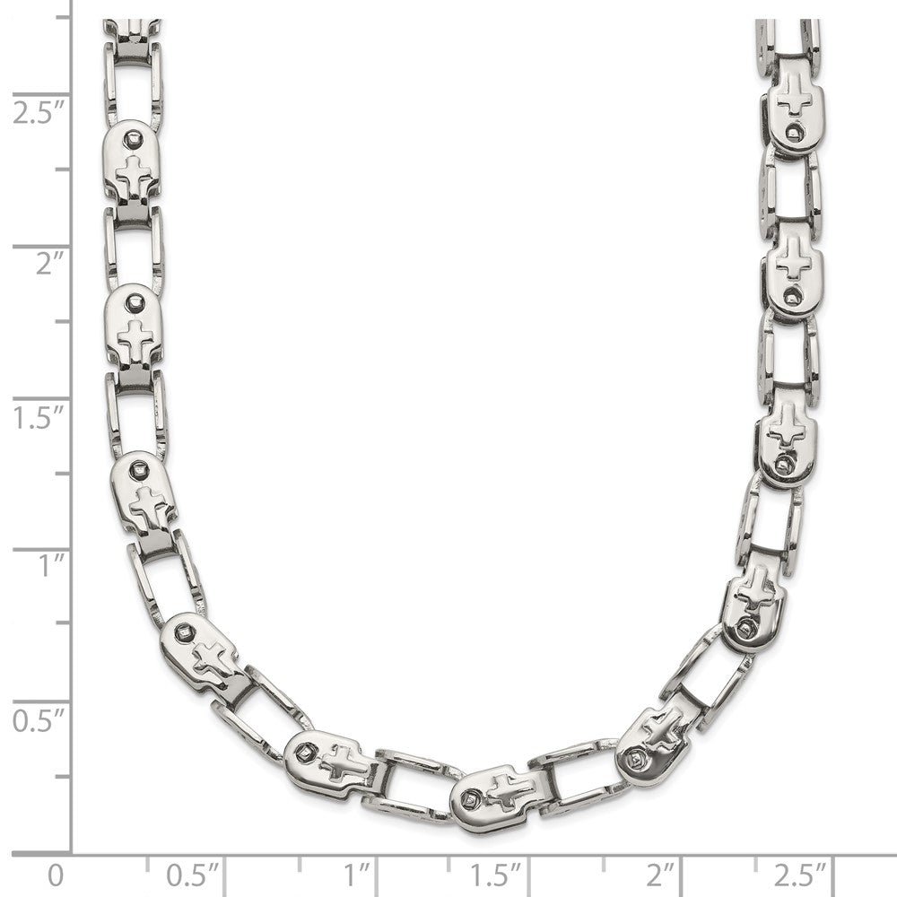 Chisel Stainless Steel Polished Fancy Link Chain