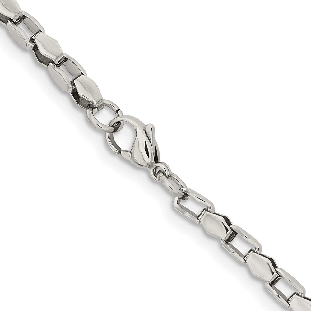 Stainless Steel Polished Fancy Link Chain