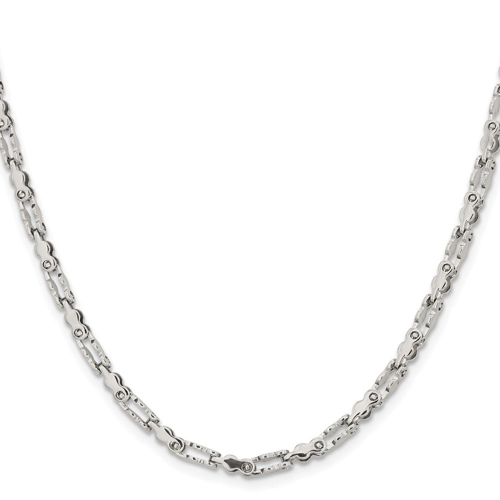 Stainless Steel Polished Fancy Link Chain