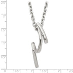 Stainless Steel Fancy Line Design Necklace