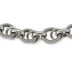 Stainless Steel Polished Fancy Link Necklace