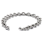 Stainless Steel Polished Fancy Link Necklace