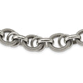 Stainless Steel Polished Fancy Link Necklace
