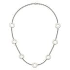 Chisel Stainless Steel Polished Circles 26 inch Necklace