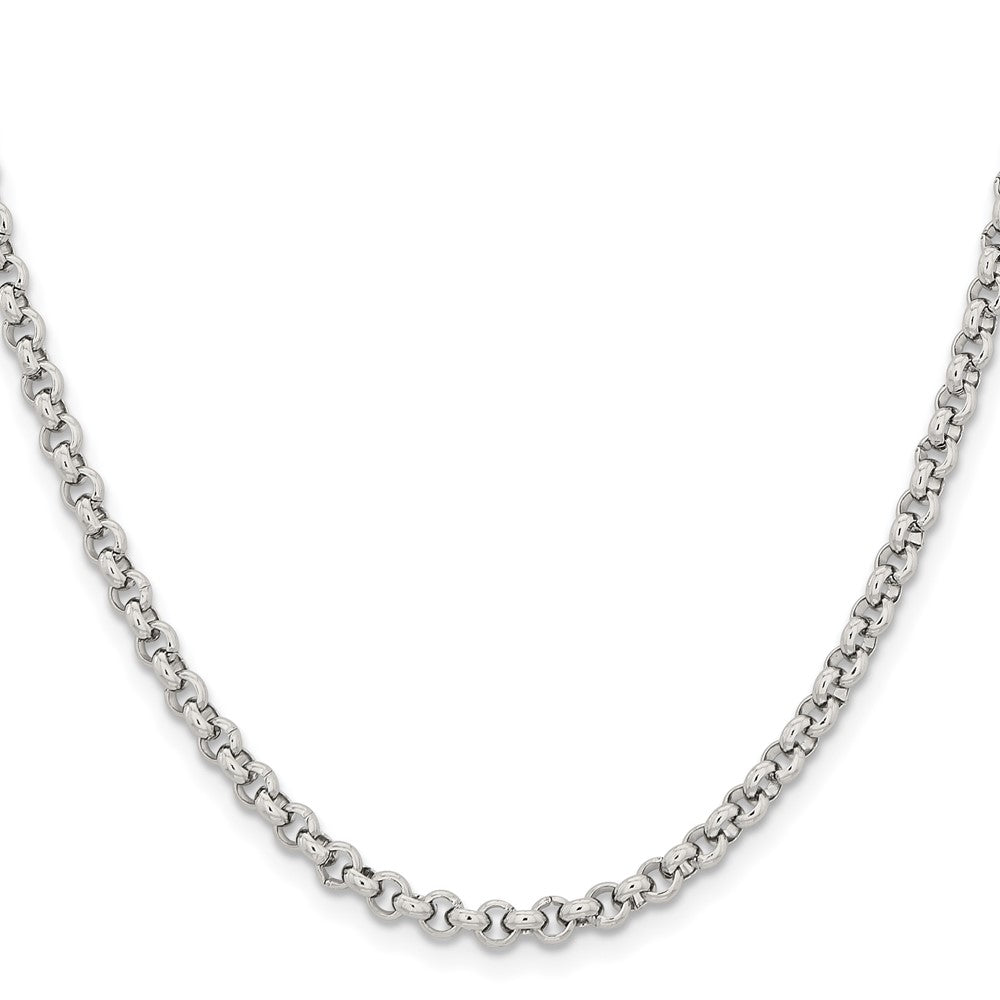Chisel Stainless Steel Polished 3.9mm Rolo Chain