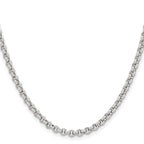 Chisel Stainless Steel Polished 3.9mm Rolo Chain