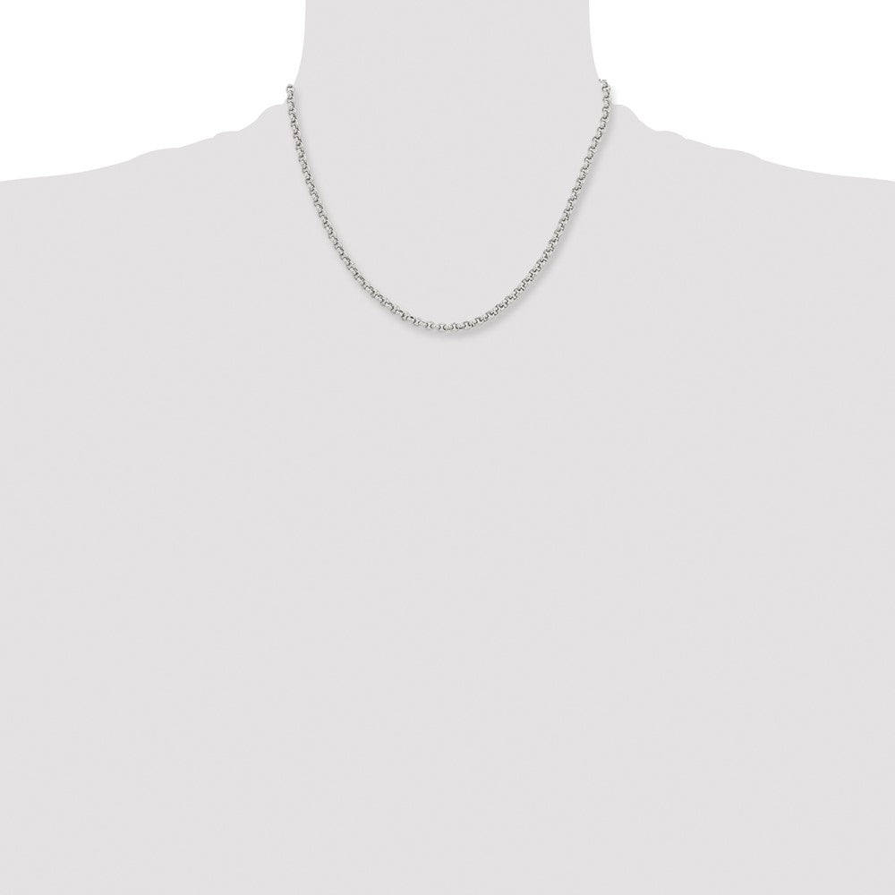 Chisel Stainless Steel Polished 3.9mm Rolo Chain