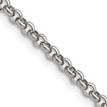 Chisel Stainless Steel Polished 3.9mm Rolo Chain