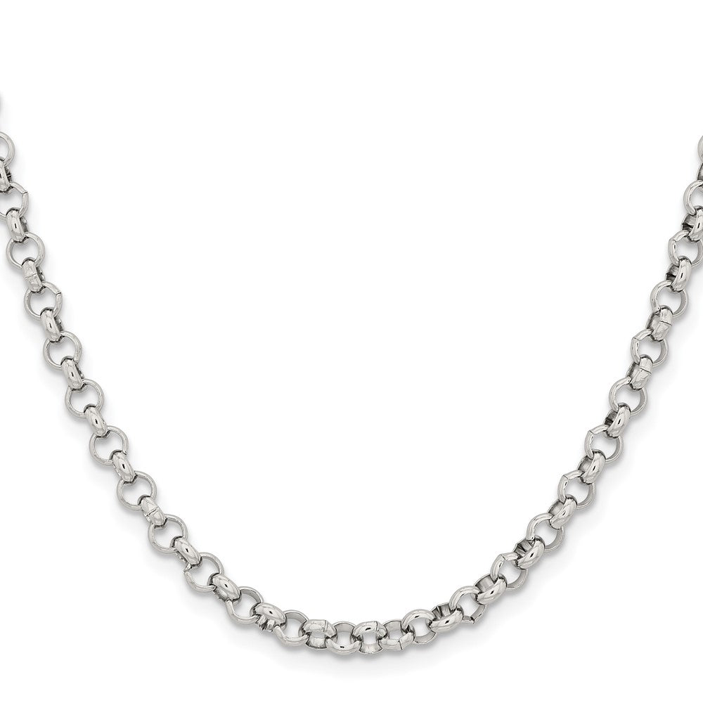 Chisel Stainless Steel Polished 4.6mm Rolo Chain