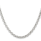 Chisel Stainless Steel Polished 4.6mm Rolo Chain