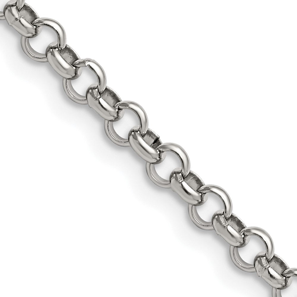 Chisel Stainless Steel Polished 4.6mm Rolo Chain