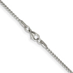 Chisel Stainless Steel Polished 2.2mm Rounded Box Chain
